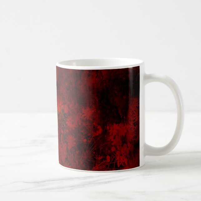 Mug Cool, art moderne floral / fleuriste motif (Droite)