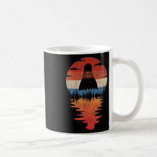 Mug Cool Badminton Retro Style coucher de soleil Vinta