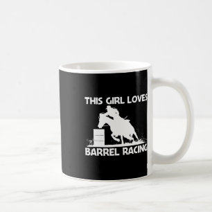 Mug Cool Barrel Racing Art Pour Filles Maman Horseback