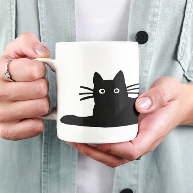 Mug Cool Black Kitty Chat Purrfect Feline Lover (Créateur téléchargé)