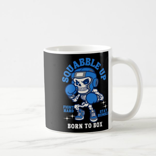 Mug Cool Boxe Sketelton Gym Sparing Squabble Up (Droite)