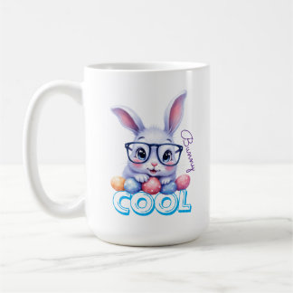 Mug Cool Bunny Easter Personalized