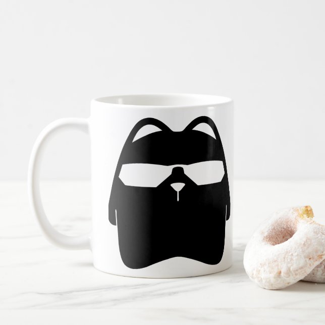 Mug Cool Café Mug, Agent Secret, Lunettes de soleil (Avec donut)