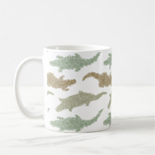 Mug Cool Camo Alligators - motif sans soudure.