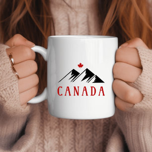 Mug Cool Canada Montagnes Feuille d'érable canadienne