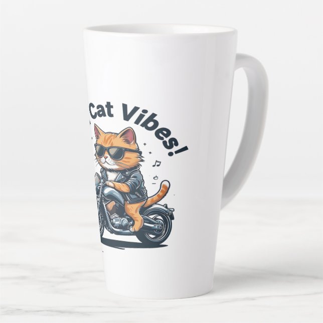 Mug cool cat latte (Angle droit)