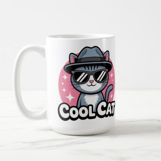 Mug Cool Cat Vibes (Gauche)