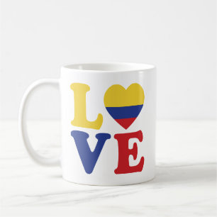 Mug Cool Colombie Drapeau Amour