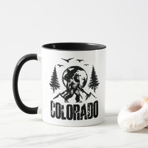 Mug Cool Colorado Day Bigfoot Randonnée Vintage