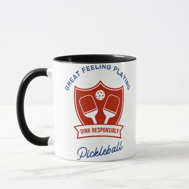 Mug Cool de Pickleball design à porter (Gauche)