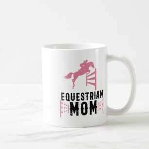 Mug Cool Equestrian Maman Cadeau Pour Cheval Show Jump