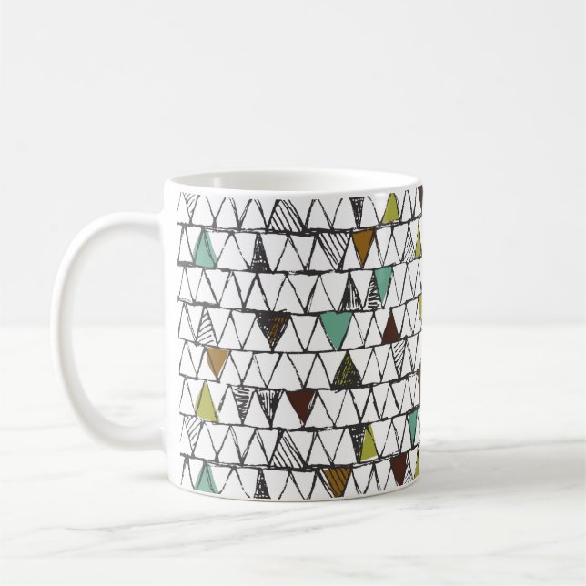 Mug Cool et tendance motif sans couture de doo dessiné (Gauche)