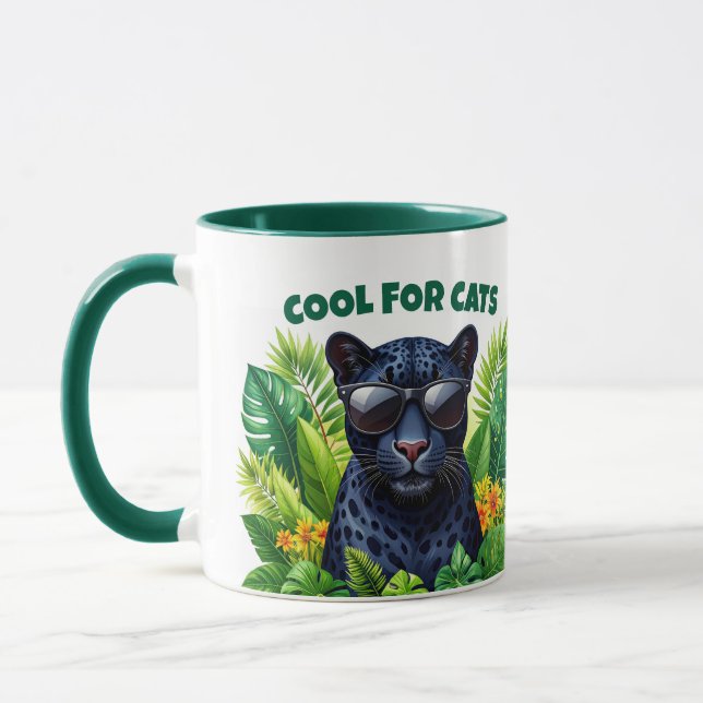 Mug Cool for Cats Jaguar  Eco Humor – ELGIS (Gauche)