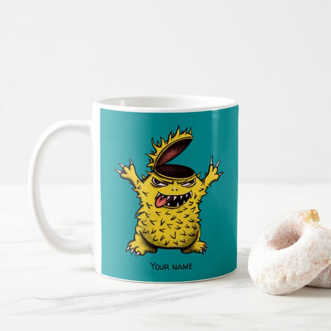 Mug Cool fou caractère mal (Avec donut)