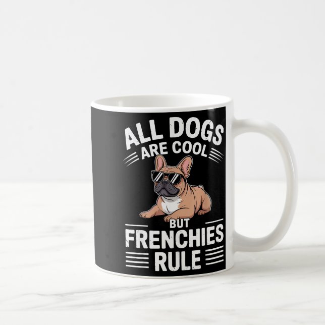 Mug Cool French Bulldog Art For Men Women Kids Frenchi (Droite)
