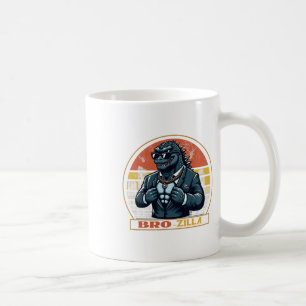 Mug Cool Frère Brozilla Fort Frère Saurus Famille Mat