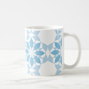 Mug Cool, girly, moderne, tendance fleur unique abstra