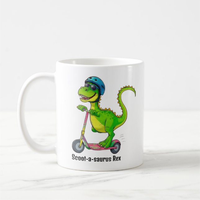 Mug Cool Green Dinosaur (Gauche)