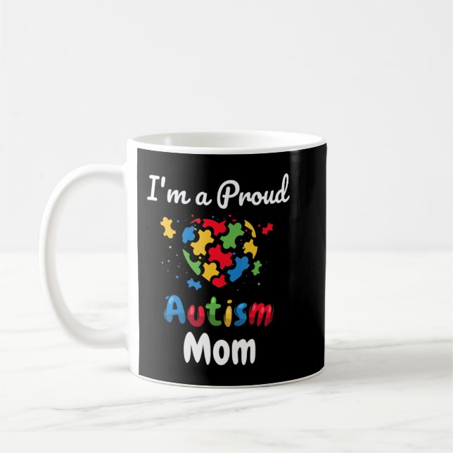 Mug Cool Heart Puzzle Pièces Light It Up Blue pour pro (Gauche)