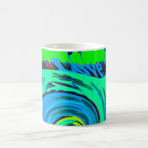 Mug Cool I Love Hawaii : motif de design Pop Art flora