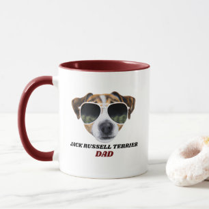 Mug Cool Jack Russell Terrier Papa Fête des pères Chie