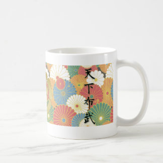 Mug COOL JAPAN SAMURAI KAMON KANJI TENKAFUBU! Oda