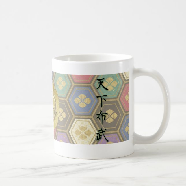 Mug COOL JAPAN SAMURAI KAMON KANJI TENKAFUBU! Oda (Droite)