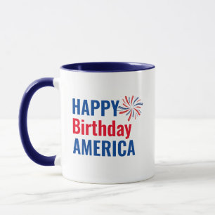 Mug Cool Joyeux Anniversaire Amérique Juillet 4 USA Pa