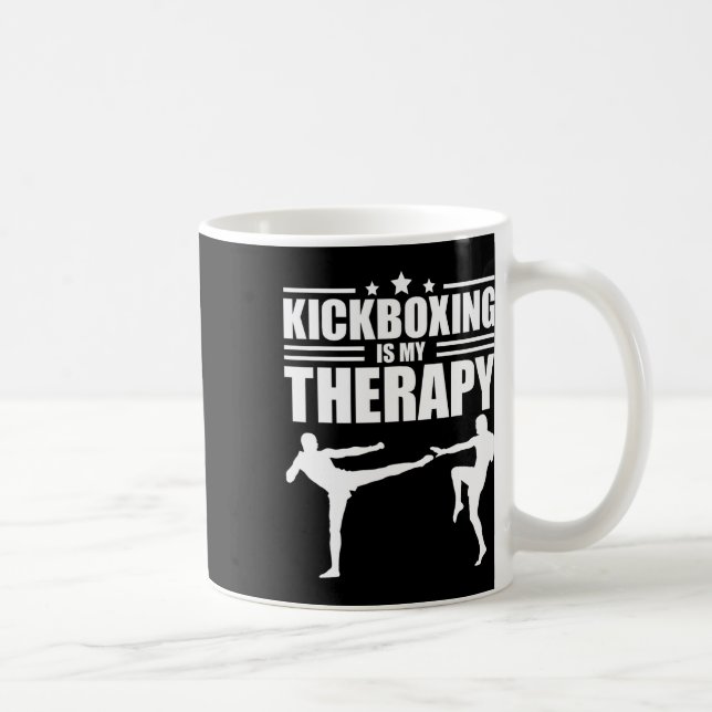 Mug Cool Kickboxing pour hommes femmes Exercice de kic (Droite)