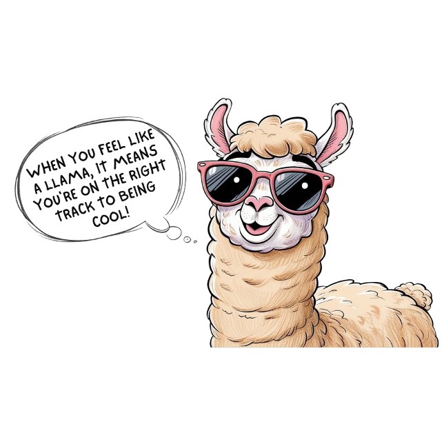 Mug Cool Llama en action !" (Créateur téléchargé)