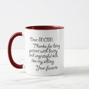 Mug cool merci maman drôle Happy Mothers Day café
