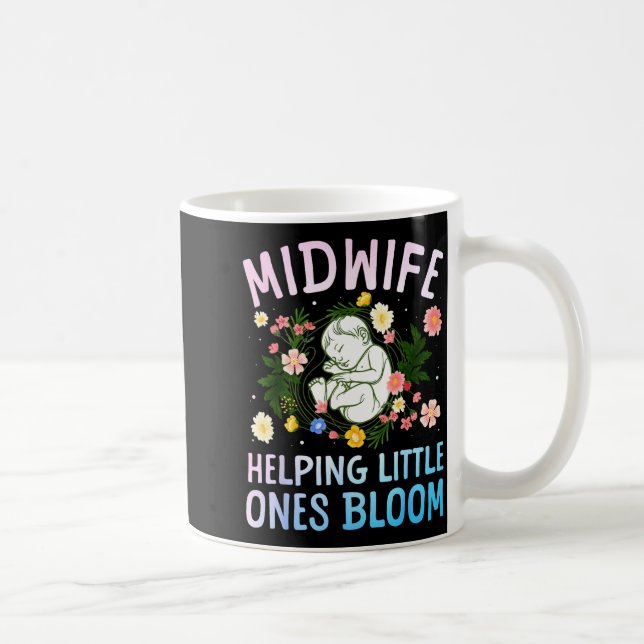 Mug Cool Midwife Art For Women Midwifery Doula Nursing (Droite)
