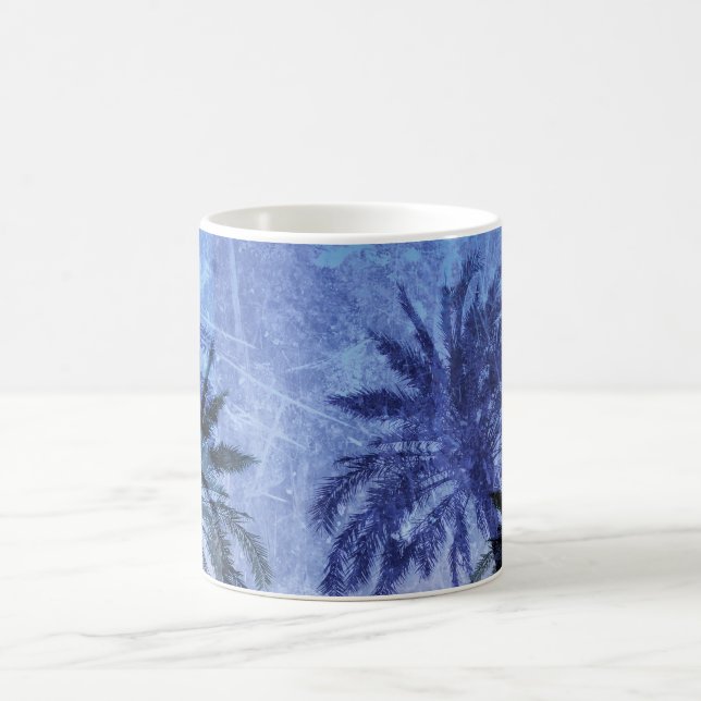 Mug Cool moderne bleu nature art design (Centre)
