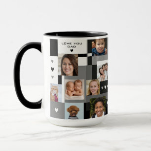 Mug Cool Moderne Famille Cadeau Ajouter 18 Photos Aime