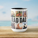 Mug Cool moderne RAD DAD Custom Kids Photo Fête des pè<br><div class="desc">Voici le cadeau parfait pour n'importe quel cool, moderne, et rad papa là-bas - la Fête des pères Cool moderne RAD DAD Custom Kid Photo mug! Cette tasse est un hommage à tous les papas extraordinaires qui sont fiers d'être pères et adorent montrer leurs enfants. La tasse est dotée d'une...</div>