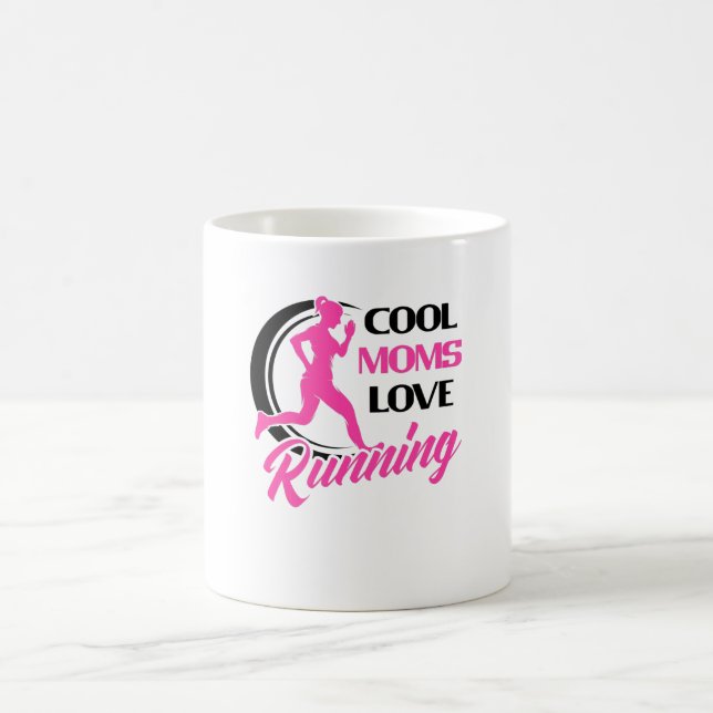Mug Cool Moms Mères Coureur Coureur Jogging Dames (Centre)