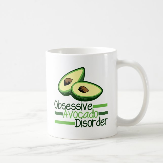 Mug Cool Obsessionnel Avocado Disorder Green (Droite)