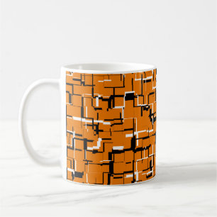 Mug COOL orange noir blanc