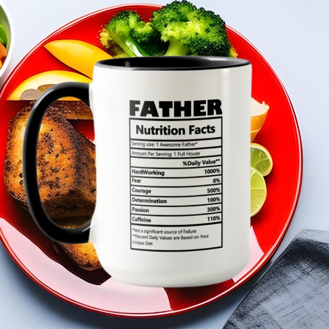 Mug cool Père faits amusants (Créateur téléchargé)