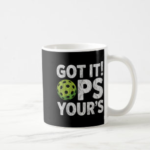 Mug Cool pickleball drôle compris ops votre