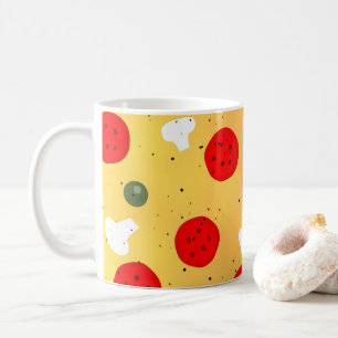 Mug Cool plaisir pizza pepperoni champignon