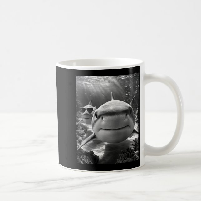 Mug Cool Shark Animal Selfie  (Droite)