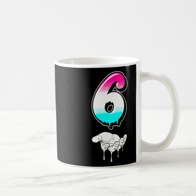 Mug Cool Six Seven 6 7 Mème Slang Gen Alpha Costume Ma (Droite)