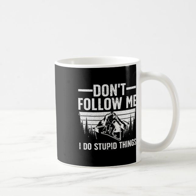 Mug Cool Ski Pour Hommes Femmes Ski D'Hiver Ski D'Hive (Droite)