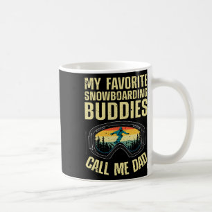 Mug Cool Snowboard Art Hommes Papa Père Snowboard Sno