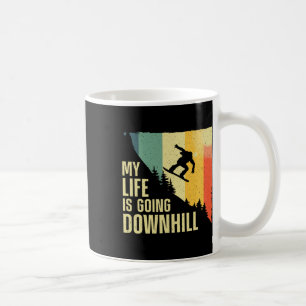 Mug Cool Snowboard Art Pour Hommes Femme Planche À Nei