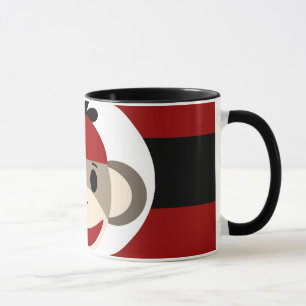 Mug Cool Sock Singe Beanie Casquette Red Black Stripes