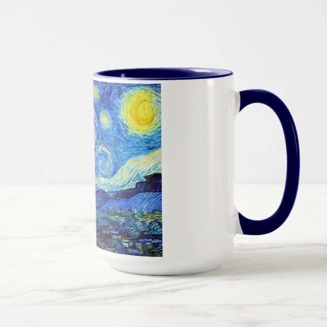 Mug Cool Starry Night Vincent Van Gogh peinture (Droite)