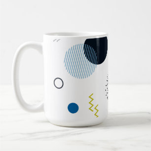 Mug Cool, tendance, moderne, vert Memphis