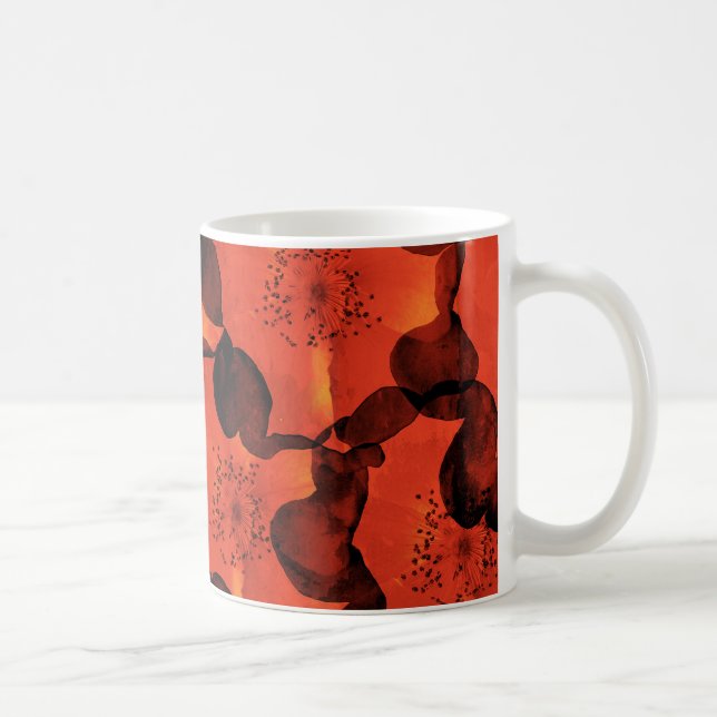 Mug Cool, tendance, unique art numérique de motif de f (Droite)